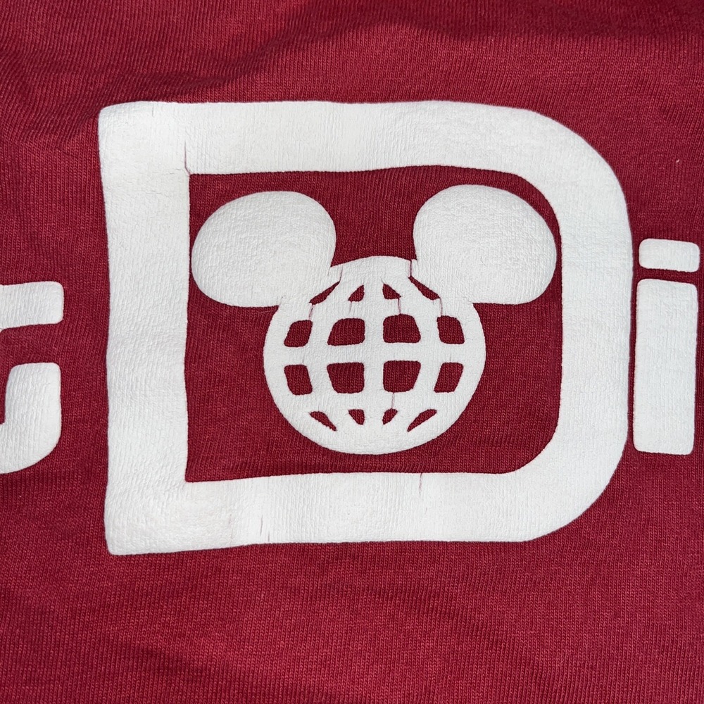 DISNEY SPIRIT JERSEY unisex red Walt Disney World spirit jersey SZ XSmall - Picture 6 of 7